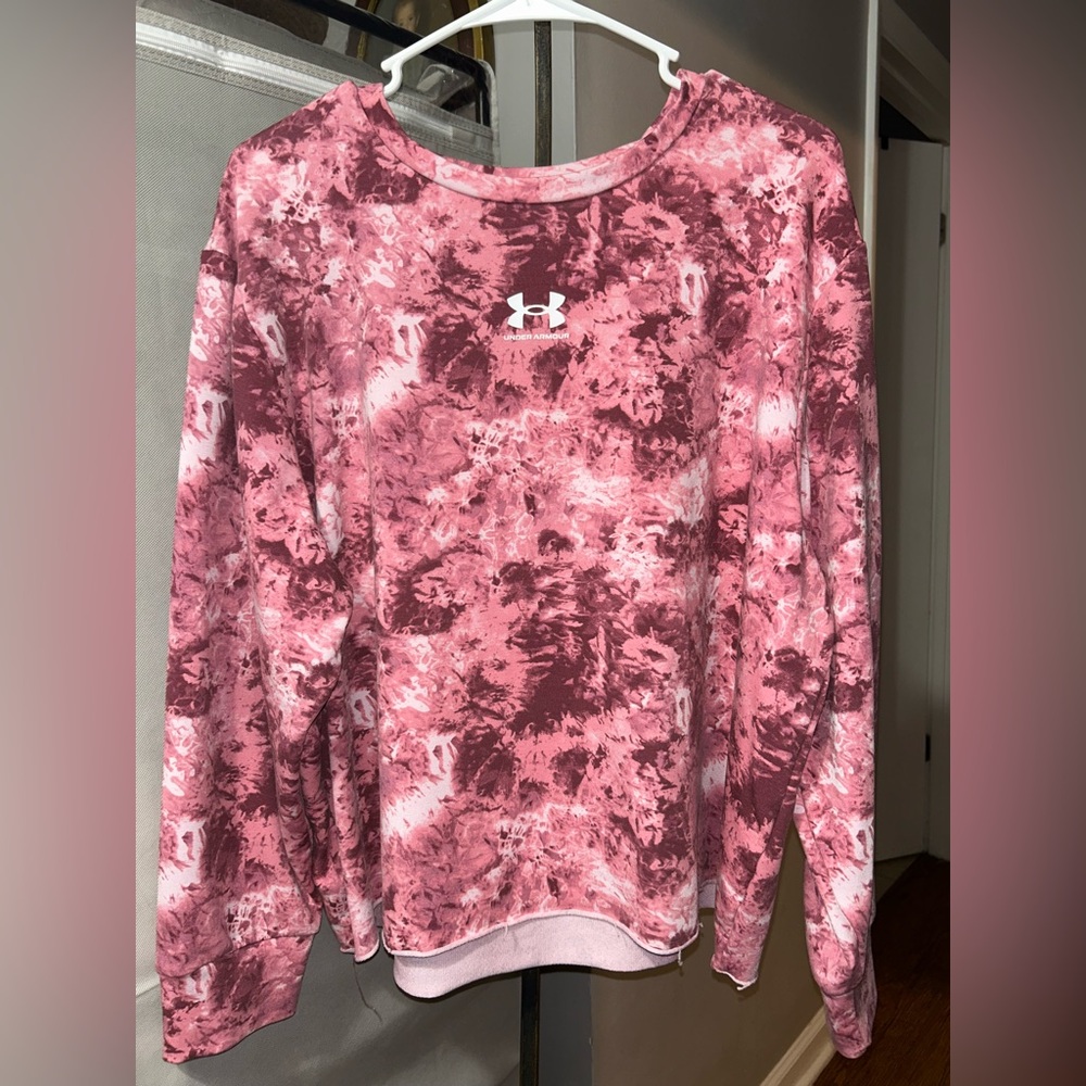 Under Armour Rival Terry Print Crew